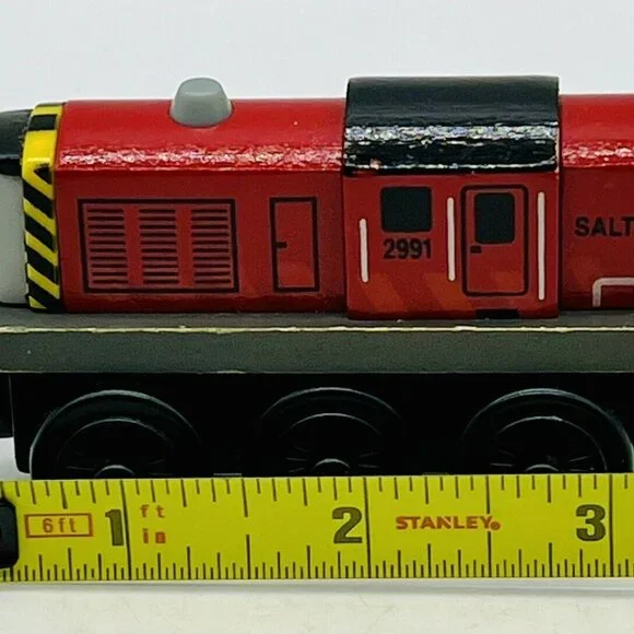 Thomas the Train Salty Wooden Railway Vintage Tank Engine Friends Red - Picture 7 of 7